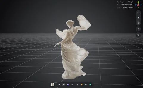 风的褶皱·建模成果